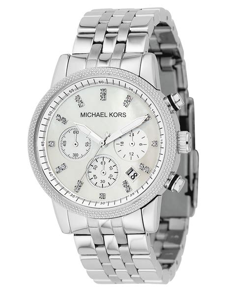 reloj michael kors all stainless steel 5 atm|michael kors where to buy.